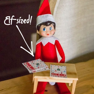 Elf pe Shelf Bingo Party de Crăciun Ideea de Crăciun