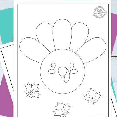 Печатные страницы для раскрашивания на День благодарения для детей дошкольного возраста