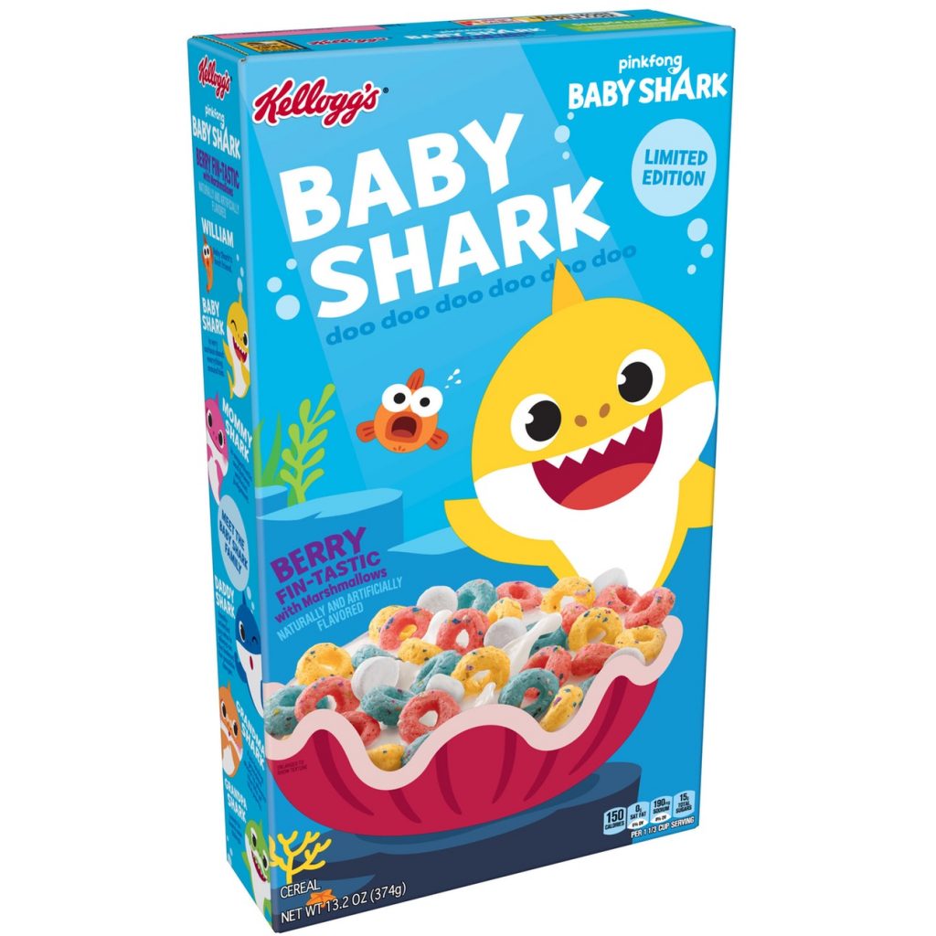 Baby Shark Cereal wurdt frijlitten foar it meast fyn-tastyske moarnsiten oait