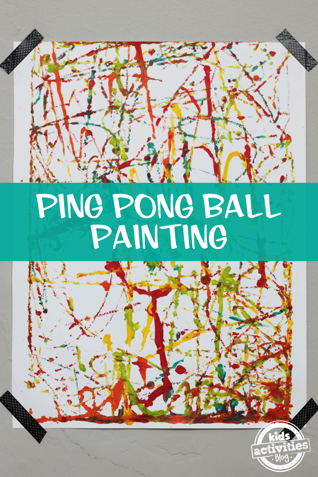 Ping-Pong-Ball-Malerei