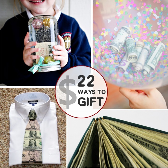 22 idee regalo creative per i modi personalizzati di regalare denaro