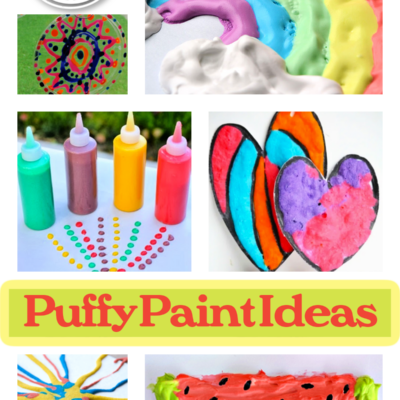 35 super zábavných nápadů na malování Puffy Painting