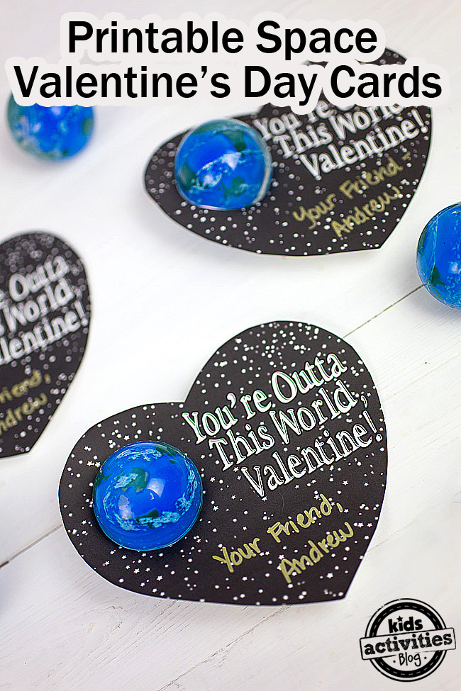 Printable Valentine: You're Outta This World