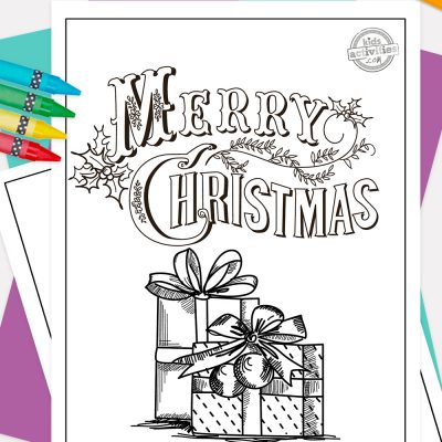 Vintage Christmas Coloring Pages