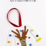 Škaredý vianočný sveter ornament remeslo pre deti {Giggle}